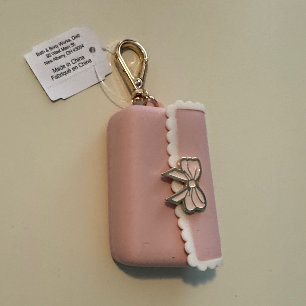 Bath & Body Works Pink Hand Sanitizer Holder